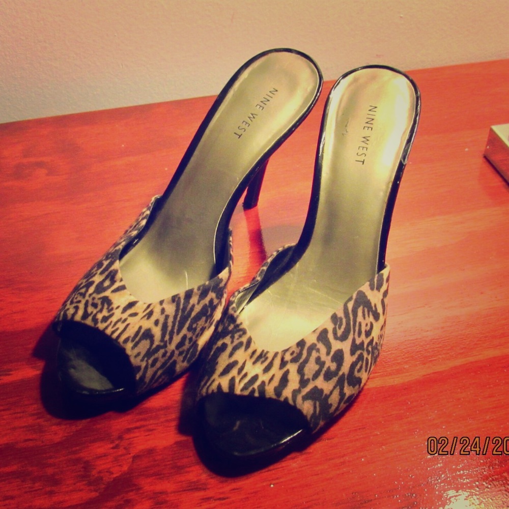 Nine West Leopard Heels